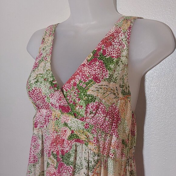 Angie Sundress Soft Slowy Floral Hi-Low Dress - Small W - Picture 3 of 7